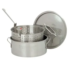 10-qt Stainless Fry Pot by Bayou Classic