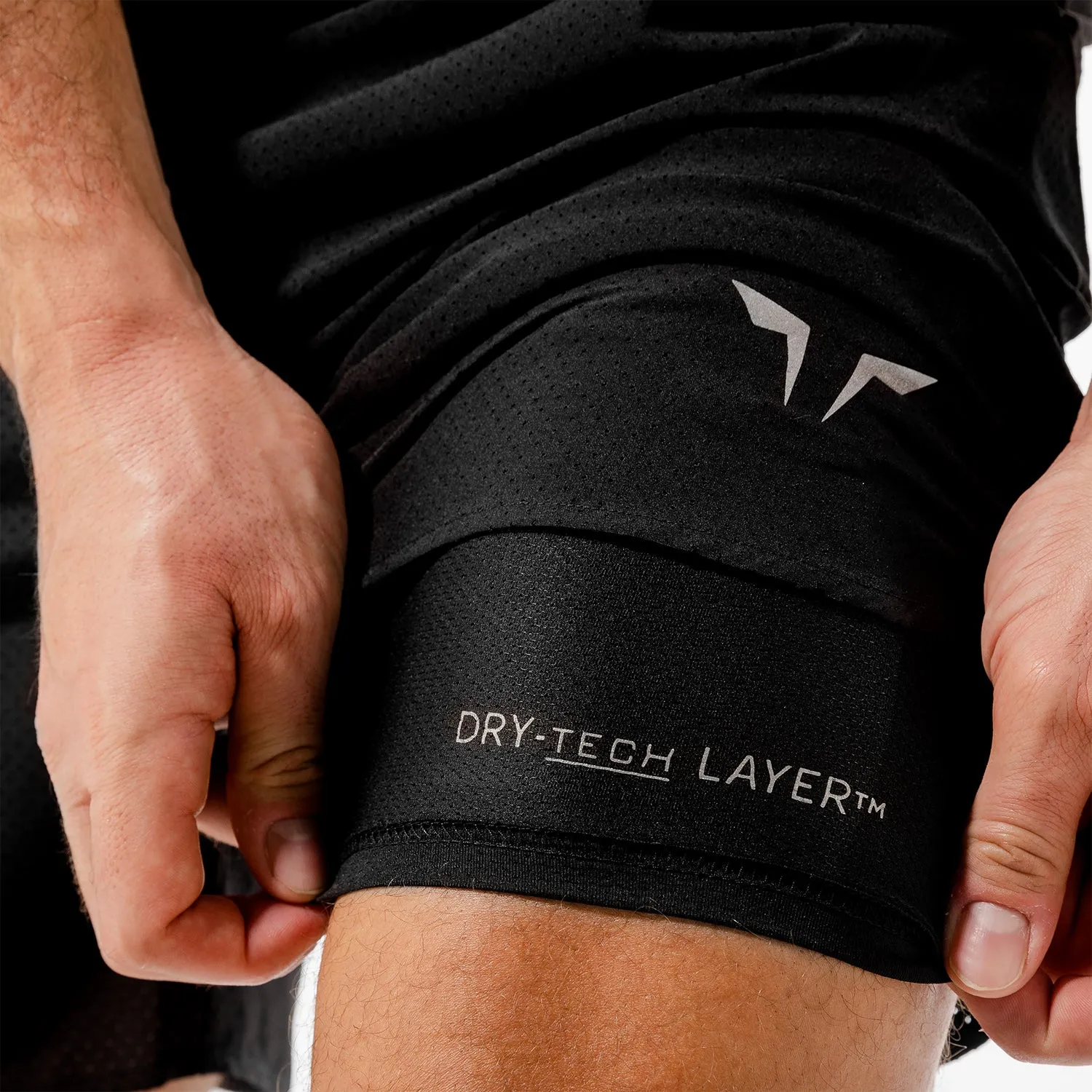 2-in-1 Dry Tech Shorts 2.0 - Black