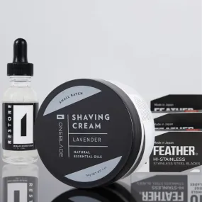 30 Blades, Shaving Cream, and Restore Serum Set