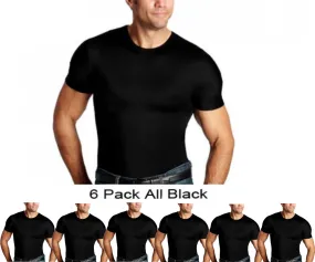 6-Pack Insta Slim Compression Crew Neck TS0006