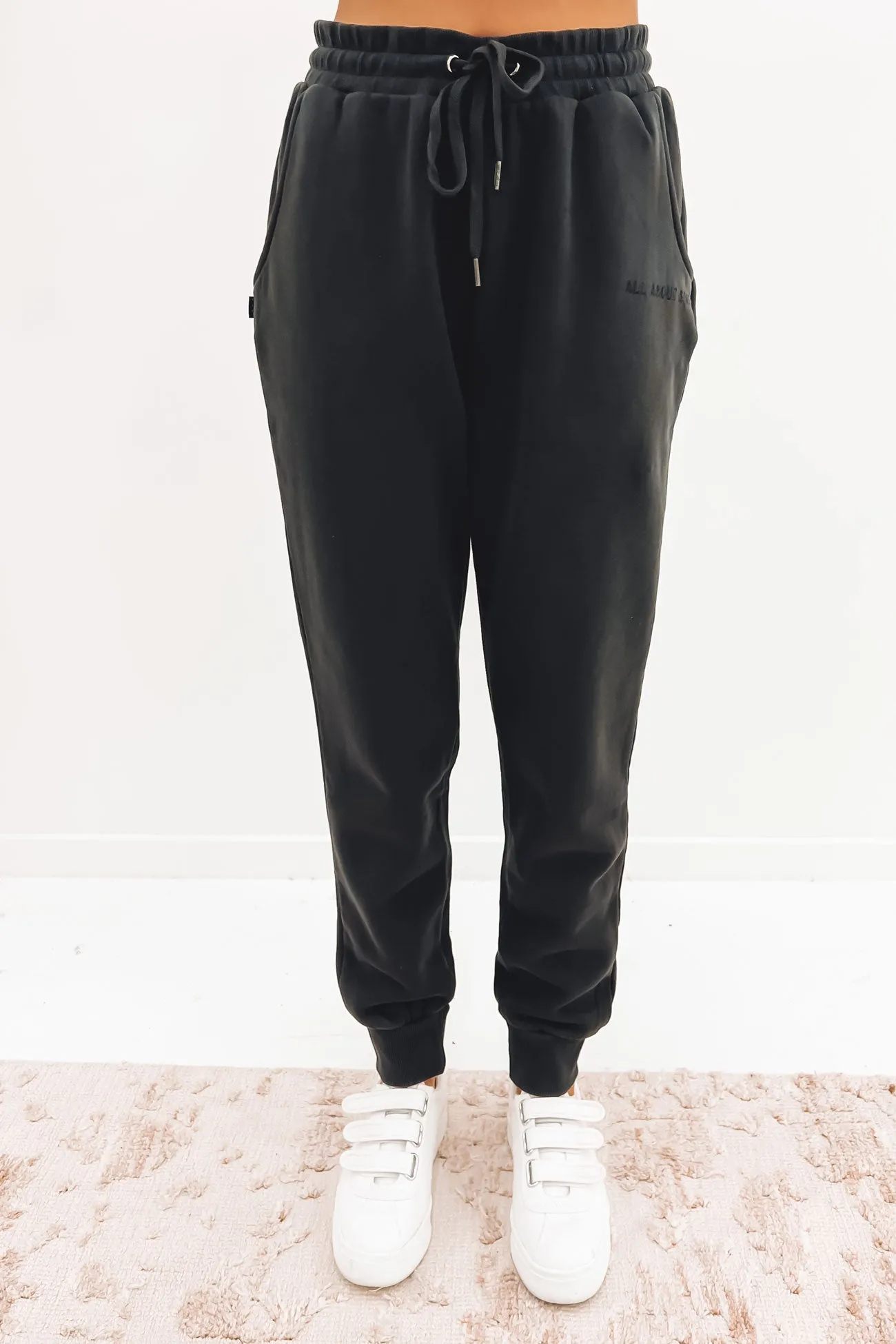 AAE Washed Trackpant Washed Black