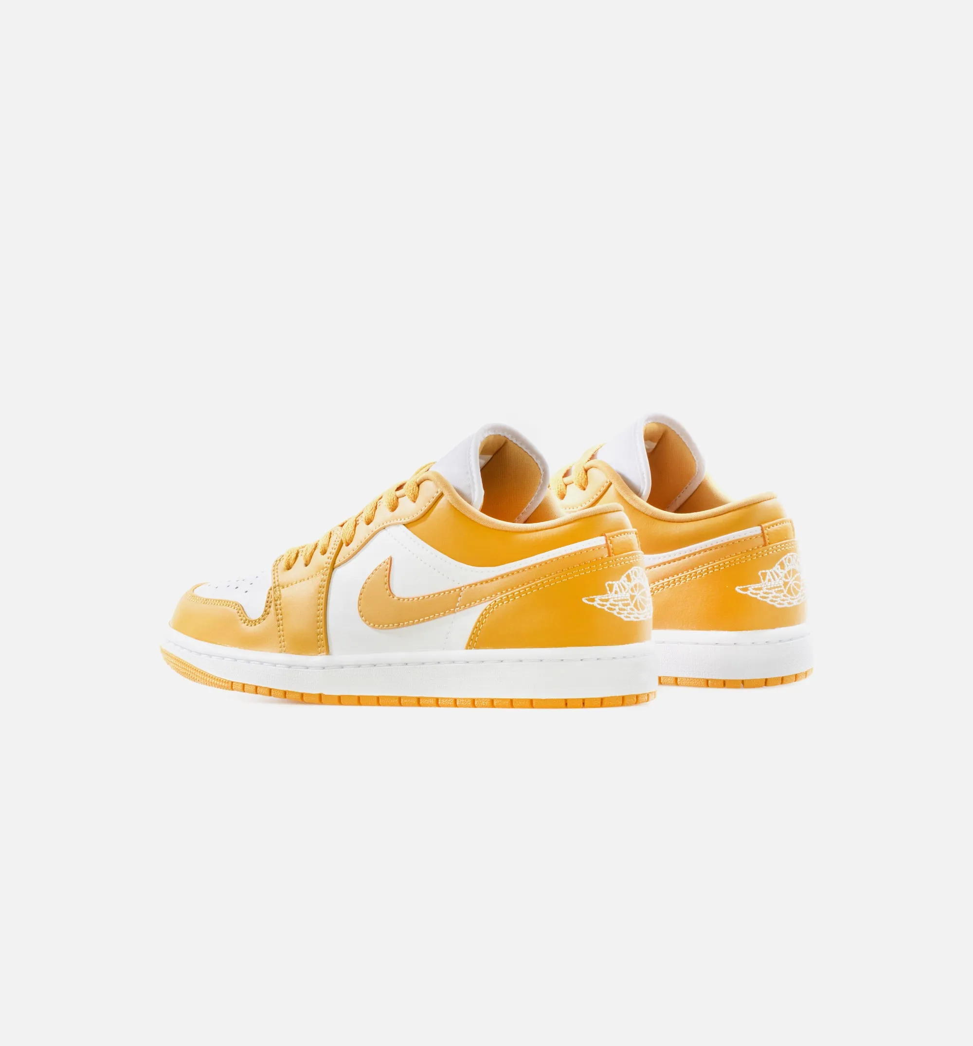 Air Jordan 1 Low Pollen Mens Lifestyle Shoe - White/Pollen Limit One Per Customer