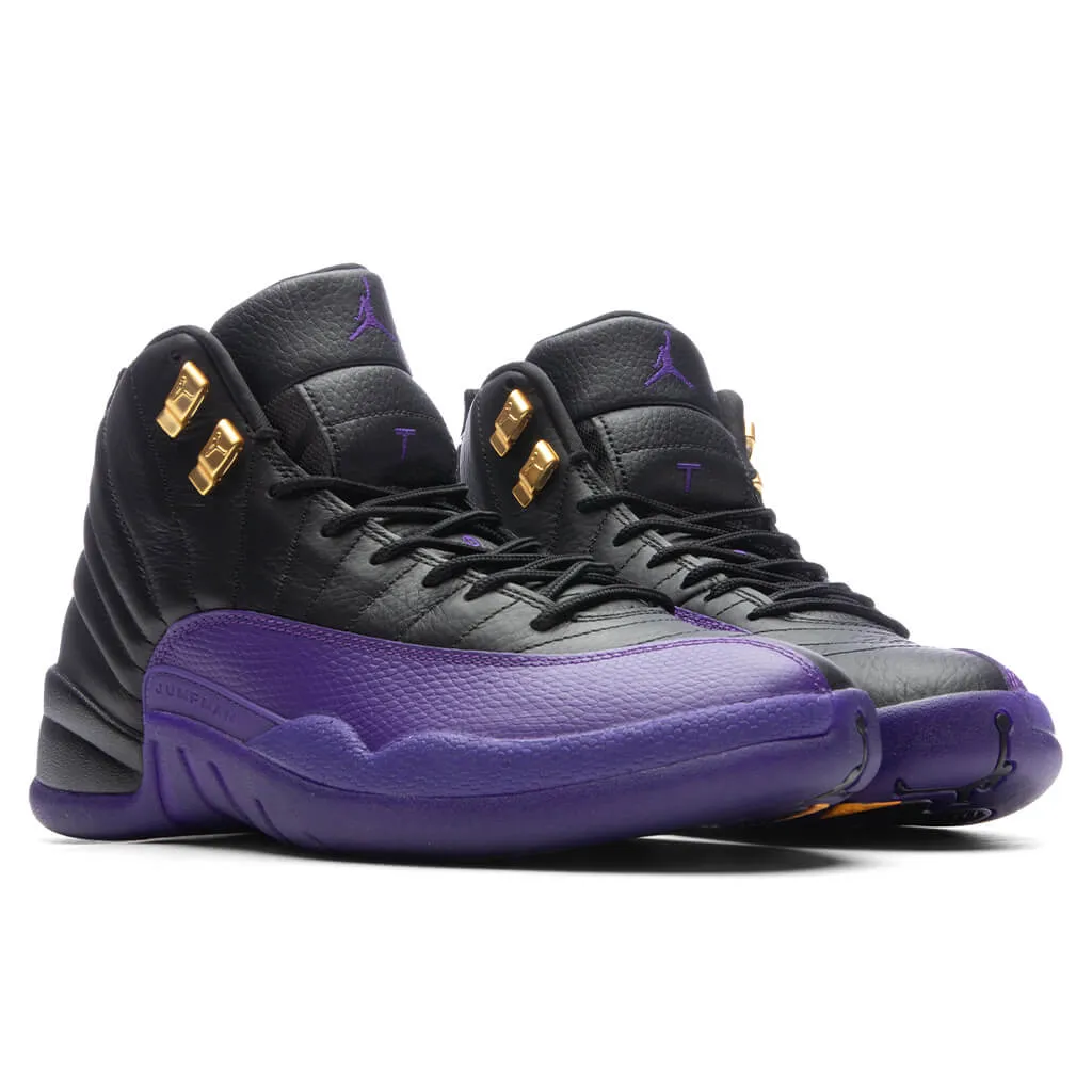 Air Jordan 12 Retro - Black/Field Purple/Metallic Gold