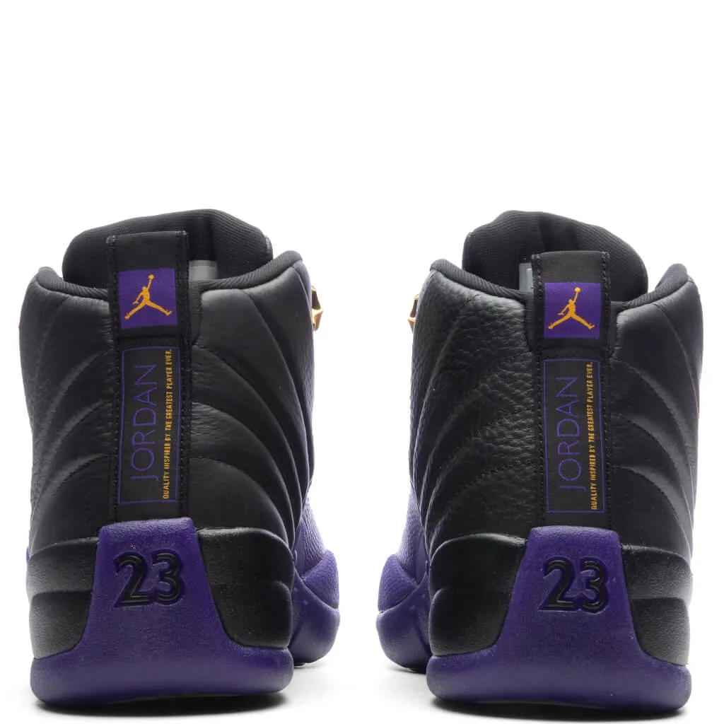 Air Jordan 12 Retro - Black/Field Purple/Metallic Gold