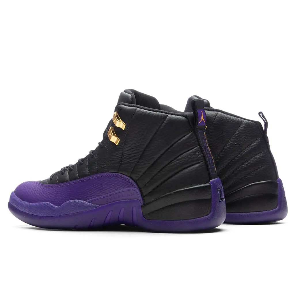 Air Jordan 12 Retro - Black/Field Purple/Metallic Gold