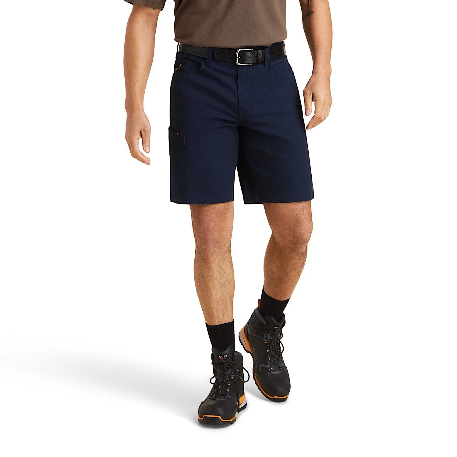 Ariat Mens Rebar DuraStretch Made Tough Short Navy