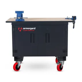 Armorgard MBH12-VF TuffBench Multi Purpose Work Surface with Fitted Vices