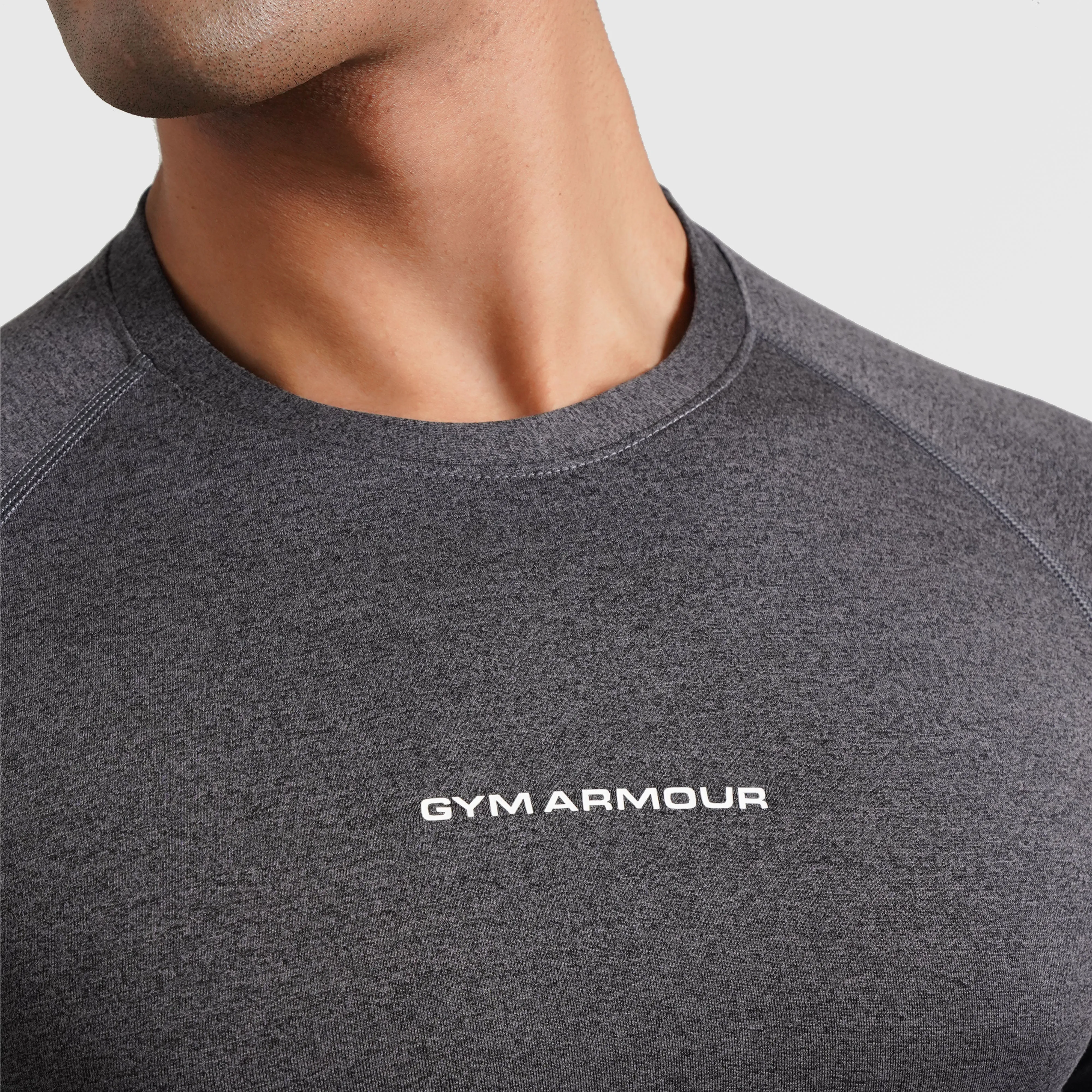 Armour Compression Shirt (MLNG-Charcoal)