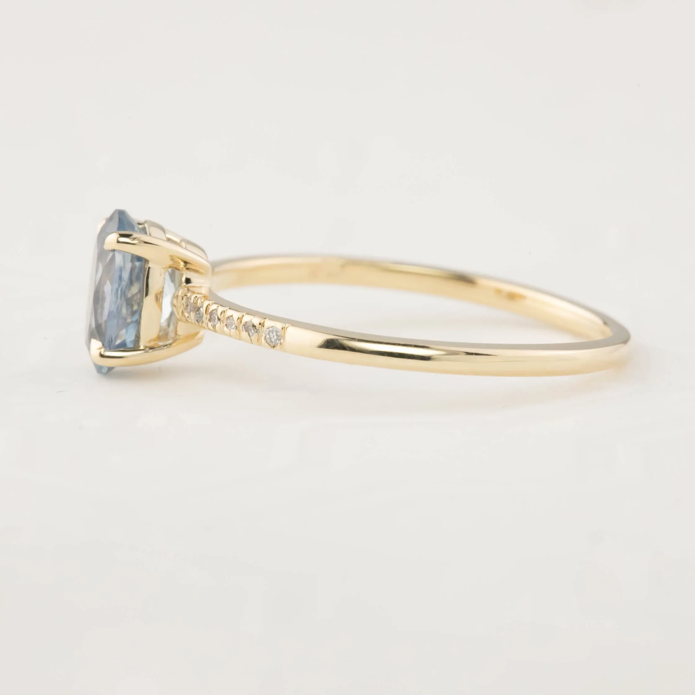 Audrey Ring - 1.04ct Montana Sapphire (One of a kind)