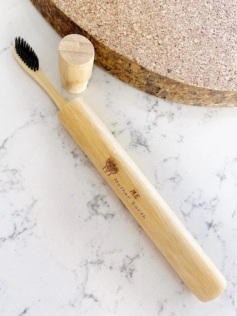 Bamboo Toothbrush Travel Case