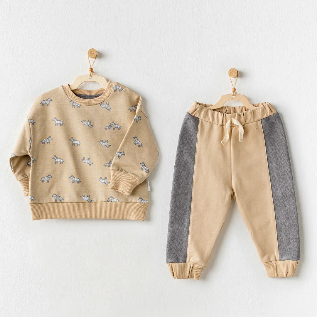 Beige 2 Pieces Set