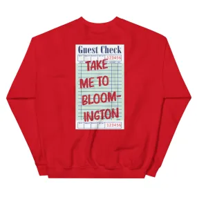 Bloomington Guest Check Sweatshirt