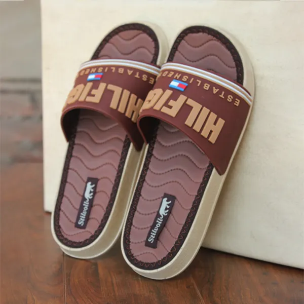 Brown Soft Slippers for Men