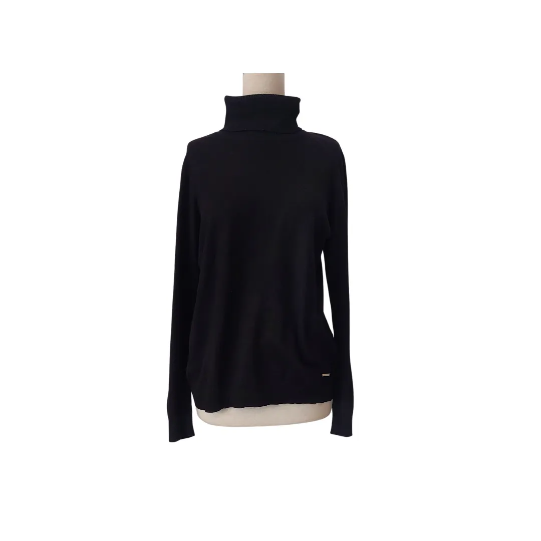 Calvin Klein Black Turtleneck Sweater | Gently used |