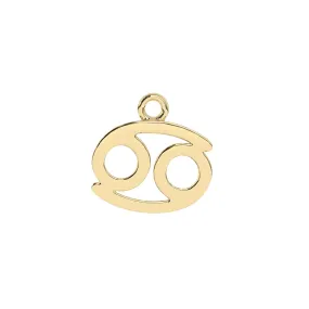 Cancer Zodiac Charm | 10k Yellow Gold