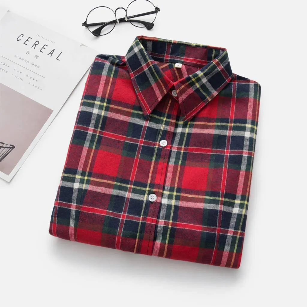 Casual Plaid Button Down