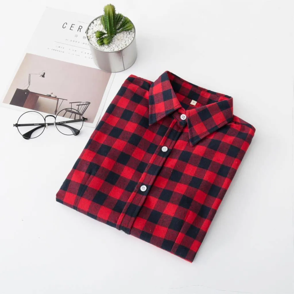 Casual Plaid Button Down