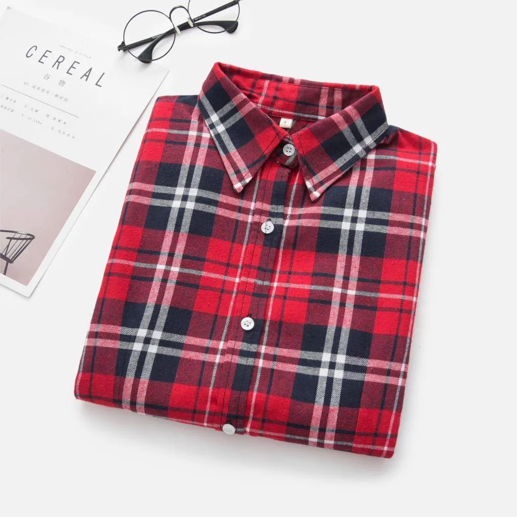 Casual Plaid Button Down