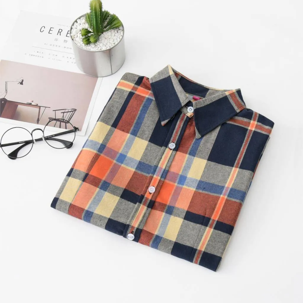 Casual Plaid Button Down