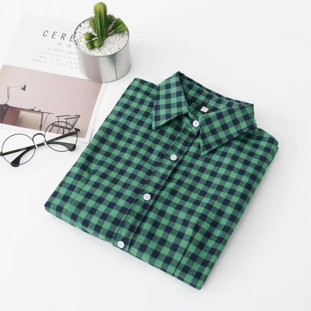 Casual Plaid Button Down