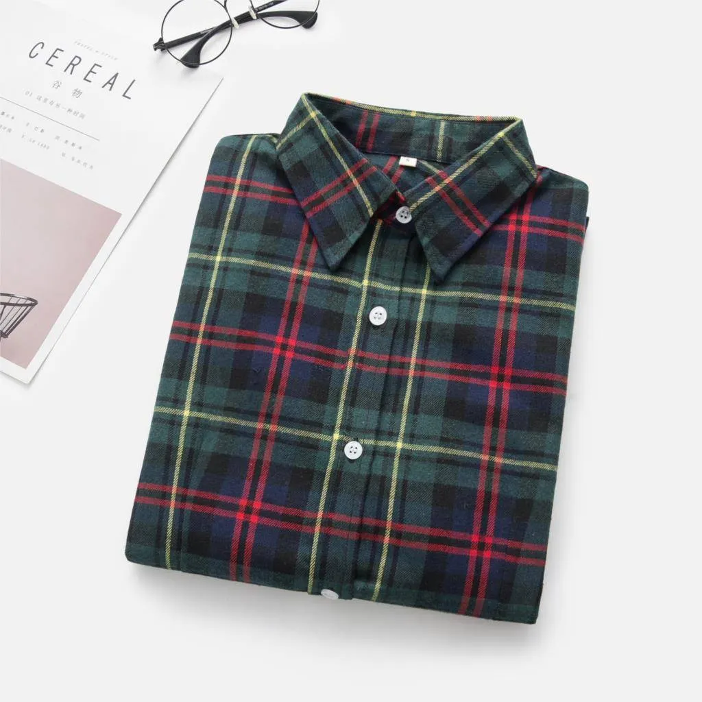 Casual Plaid Button Down