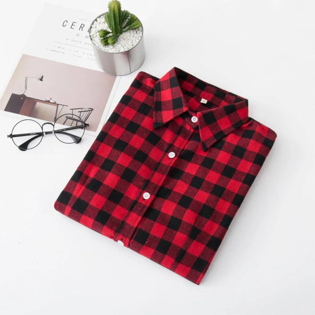 Casual Plaid Button Down