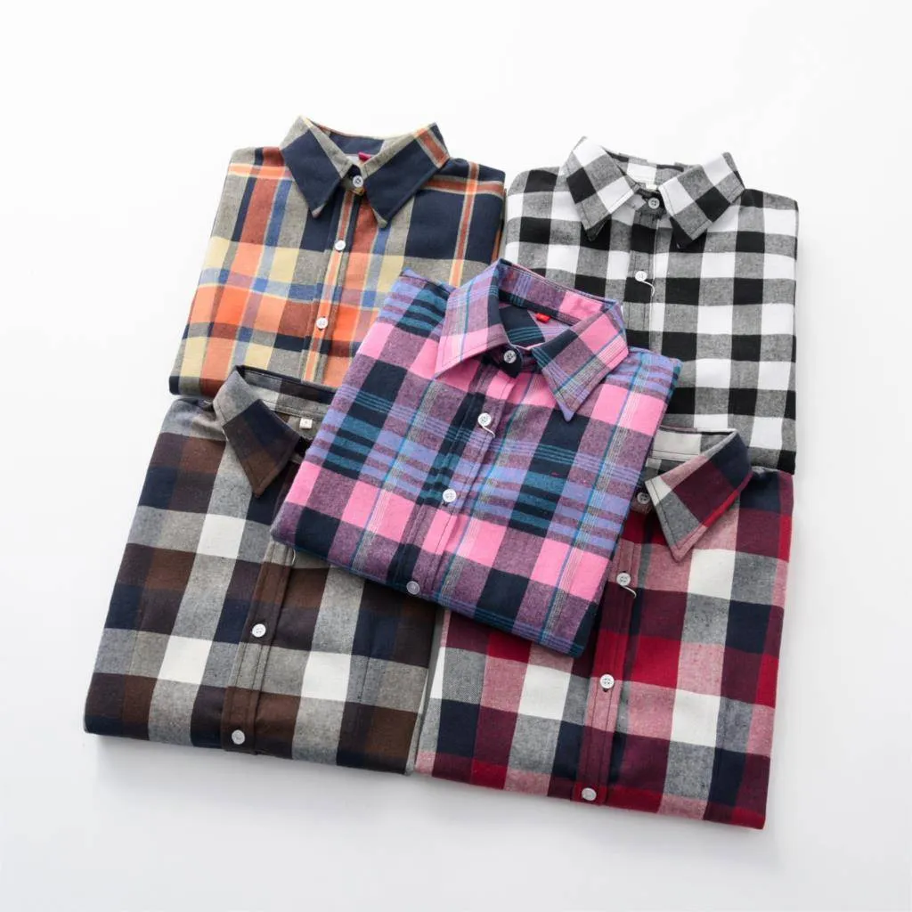 Casual Plaid Button Down