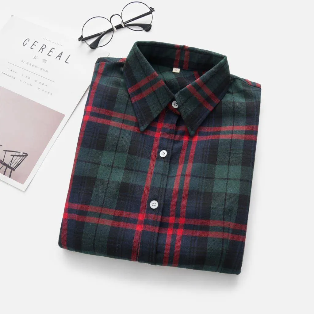 Casual Plaid Button Down