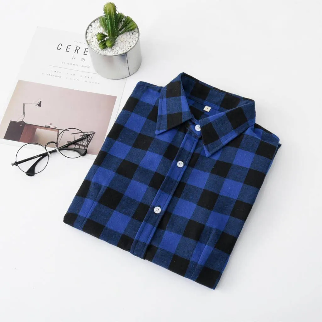 Casual Plaid Button Down