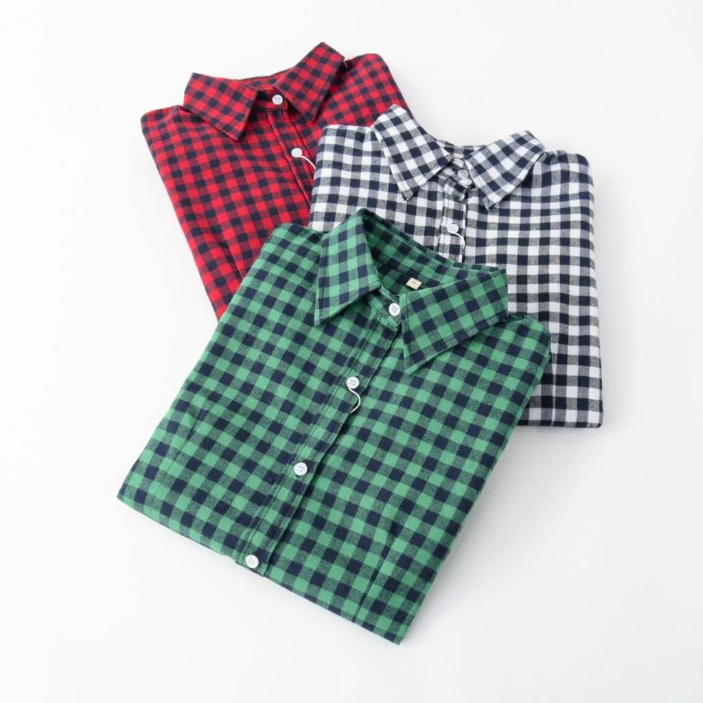 Casual Plaid Button Down