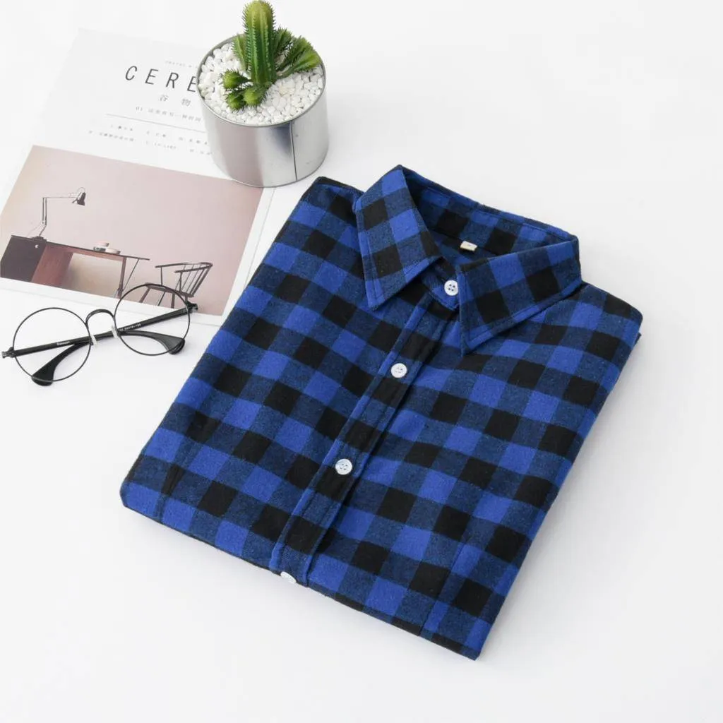 Casual Plaid Button Down