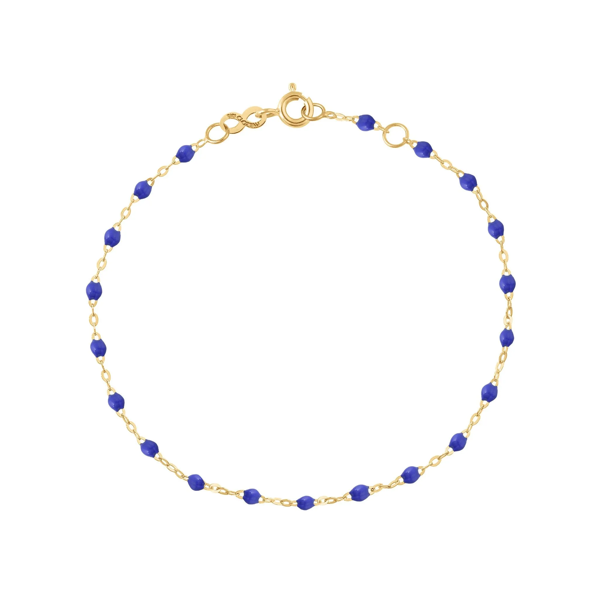 Classic Gigi Bleuet bracelet, Yellow Gold, 6.7"