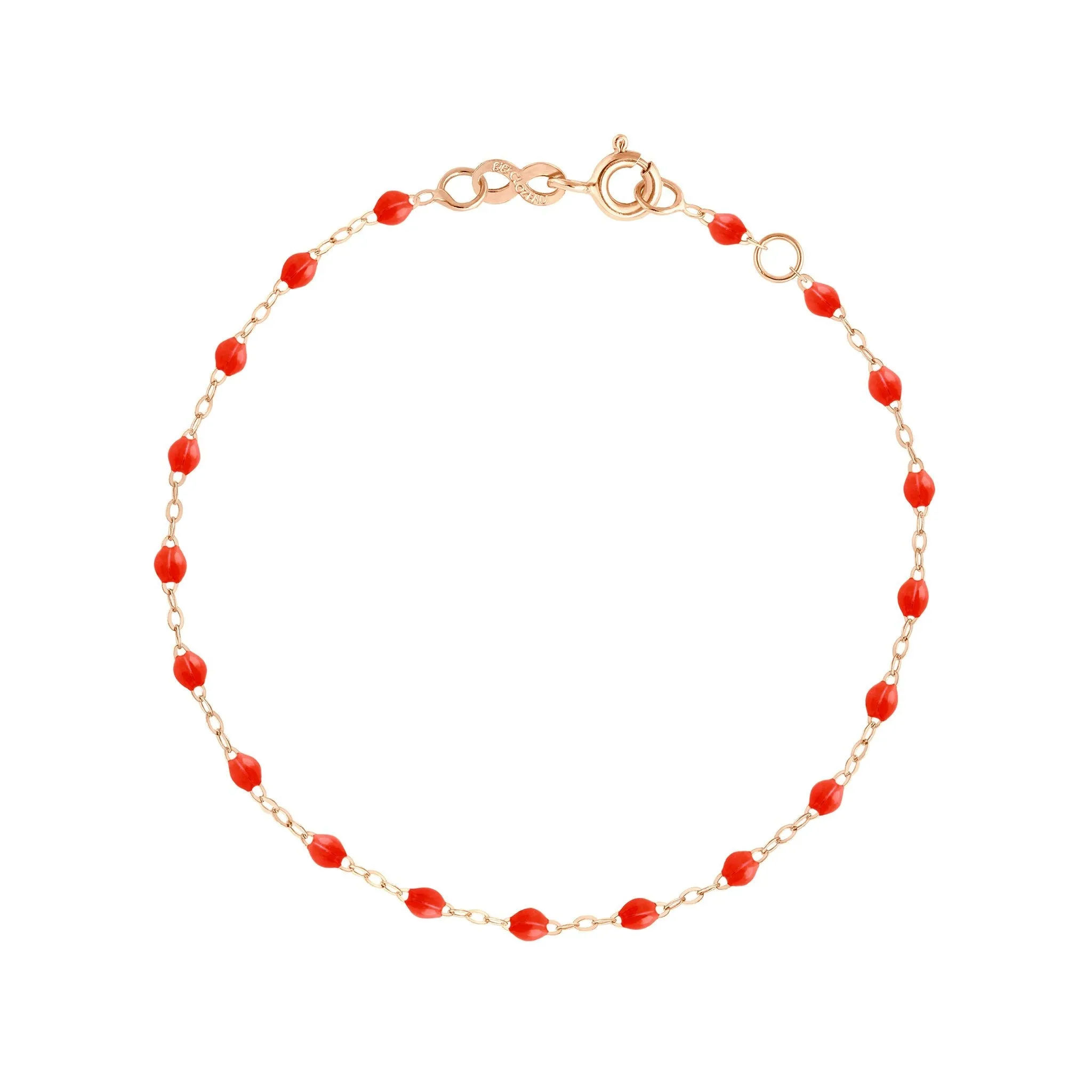 Classic Gigi Coral bracelet, Rose Gold, 7.5"