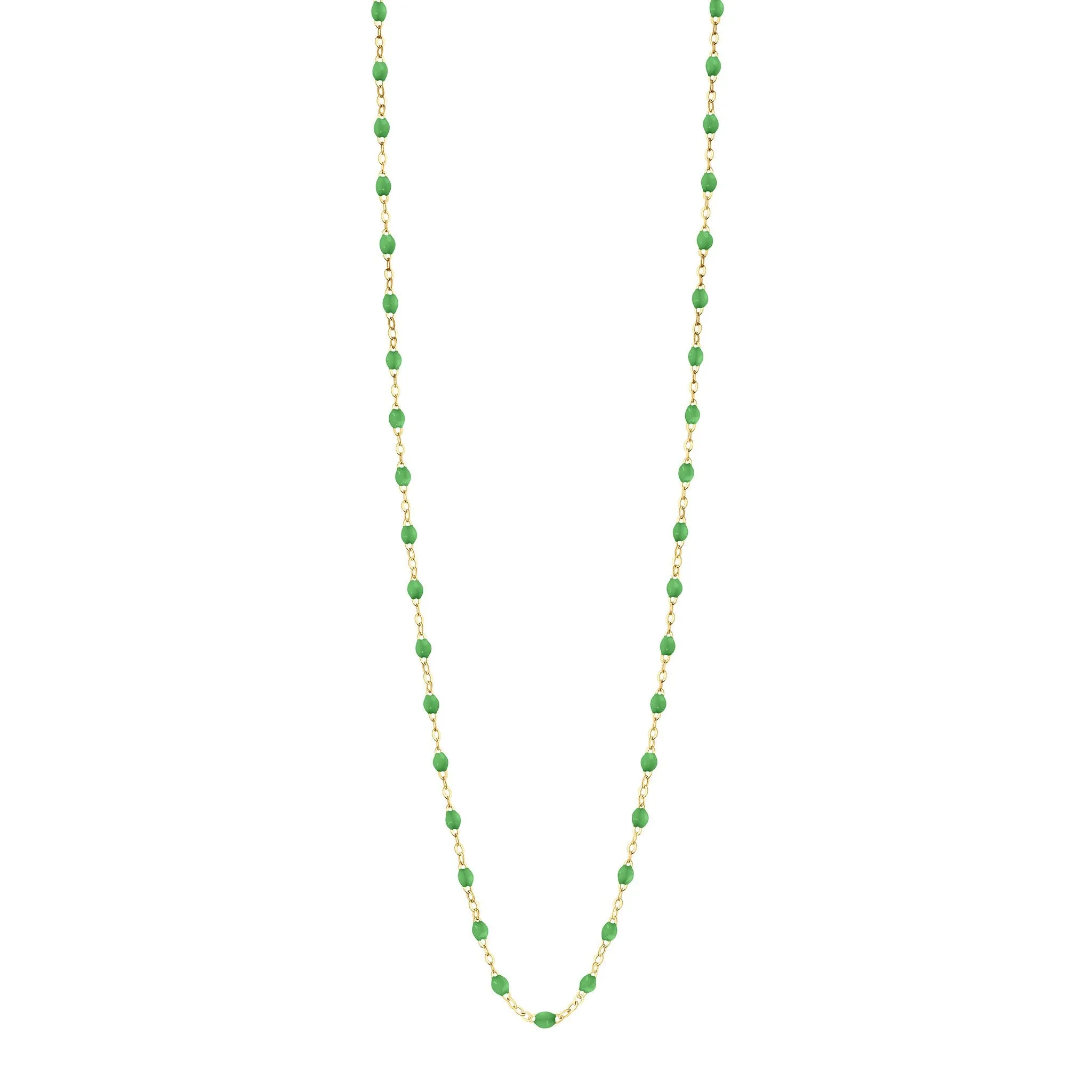 Classic Gigi Green sautoir, Yellow Gold, 34"