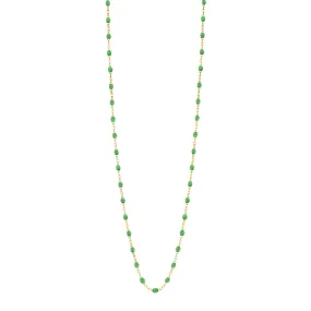 Classic Gigi Green sautoir, Yellow Gold, 34"