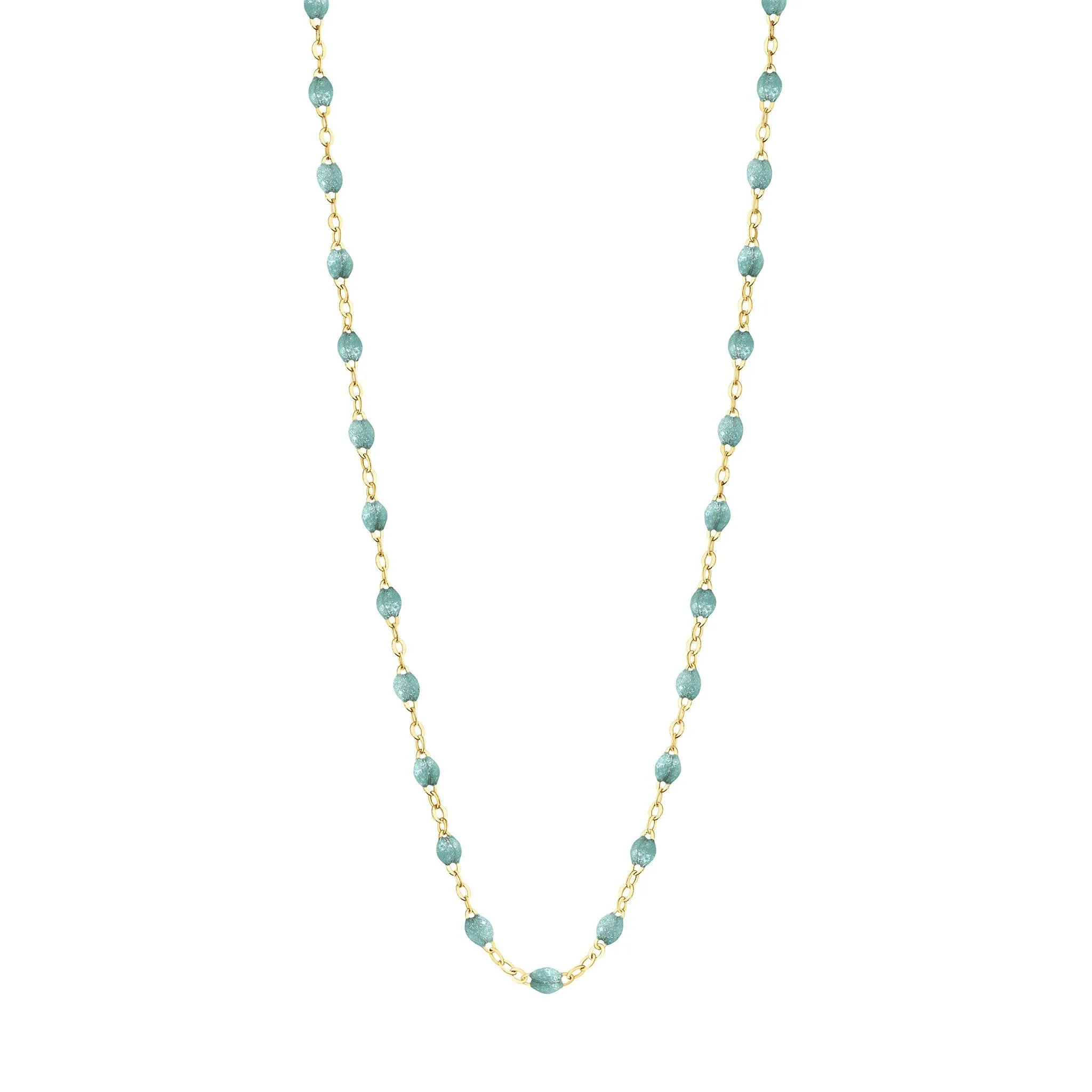 Classic Gigi Iceberg necklace, Yellow Gold, 16.5"