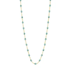 Classic Gigi Iceberg necklace, Yellow Gold, 16.5"