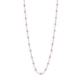 Classic Gigi Lilac necklace, Rose Gold, 19.7"