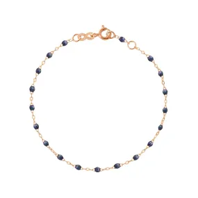 Classic Gigi Midnight bracelet, Rose Gold, 7.5"