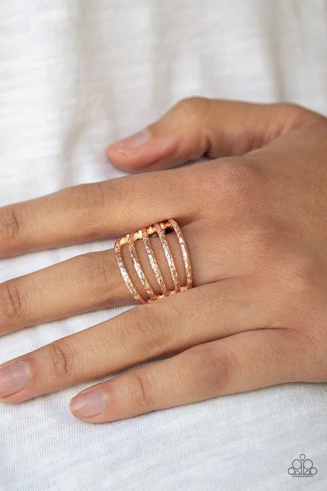 Classic Sheen Rose Gold Ring - Paparazzi Accessories