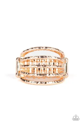 Classic Sheen Rose Gold Ring - Paparazzi Accessories