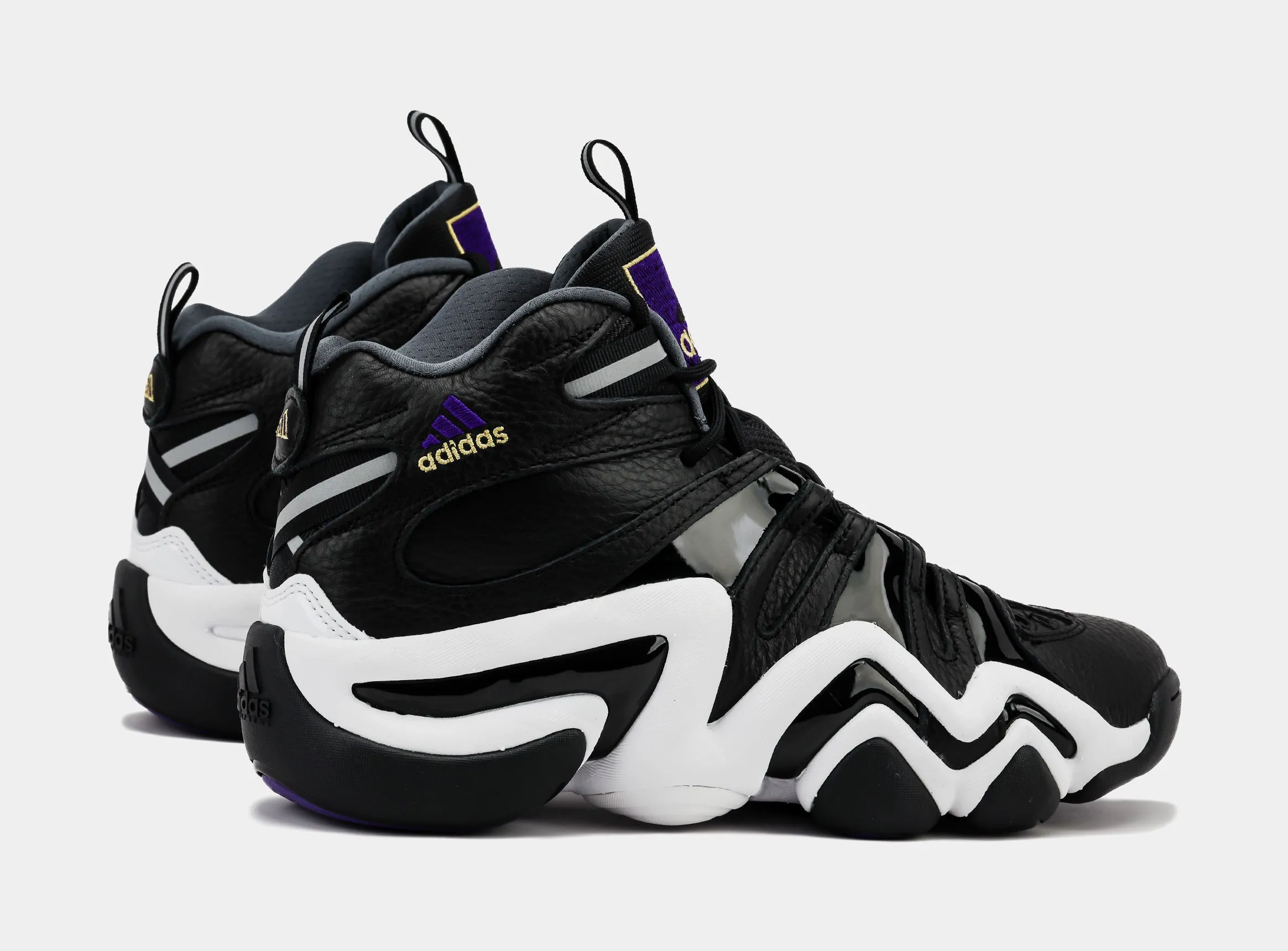 Crazy 8 Mens Basketball Shoes (Core Black/Regal Purple/Cloud White)