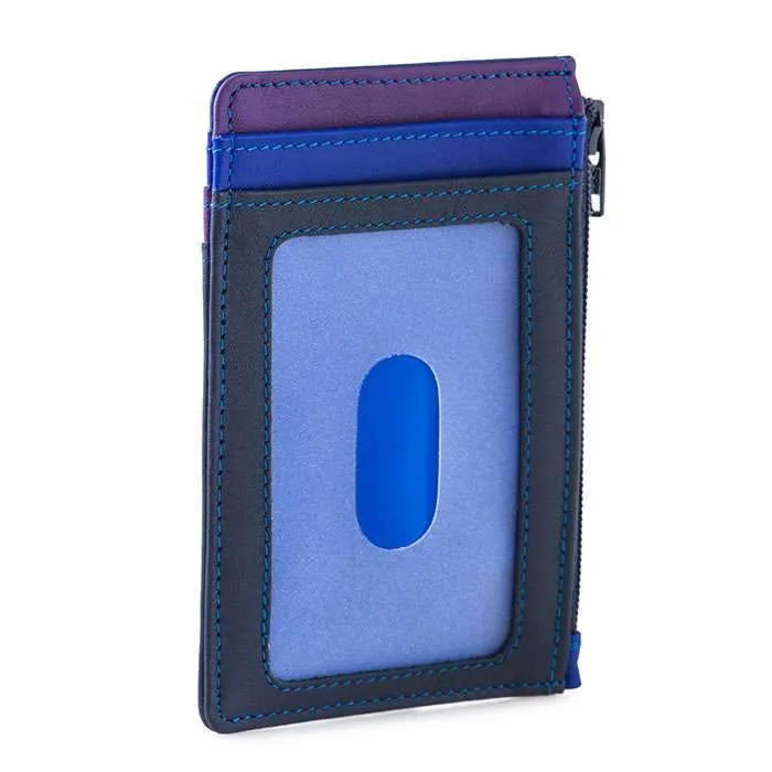 Credit Card Holder With Coin Purse - Kingfisher