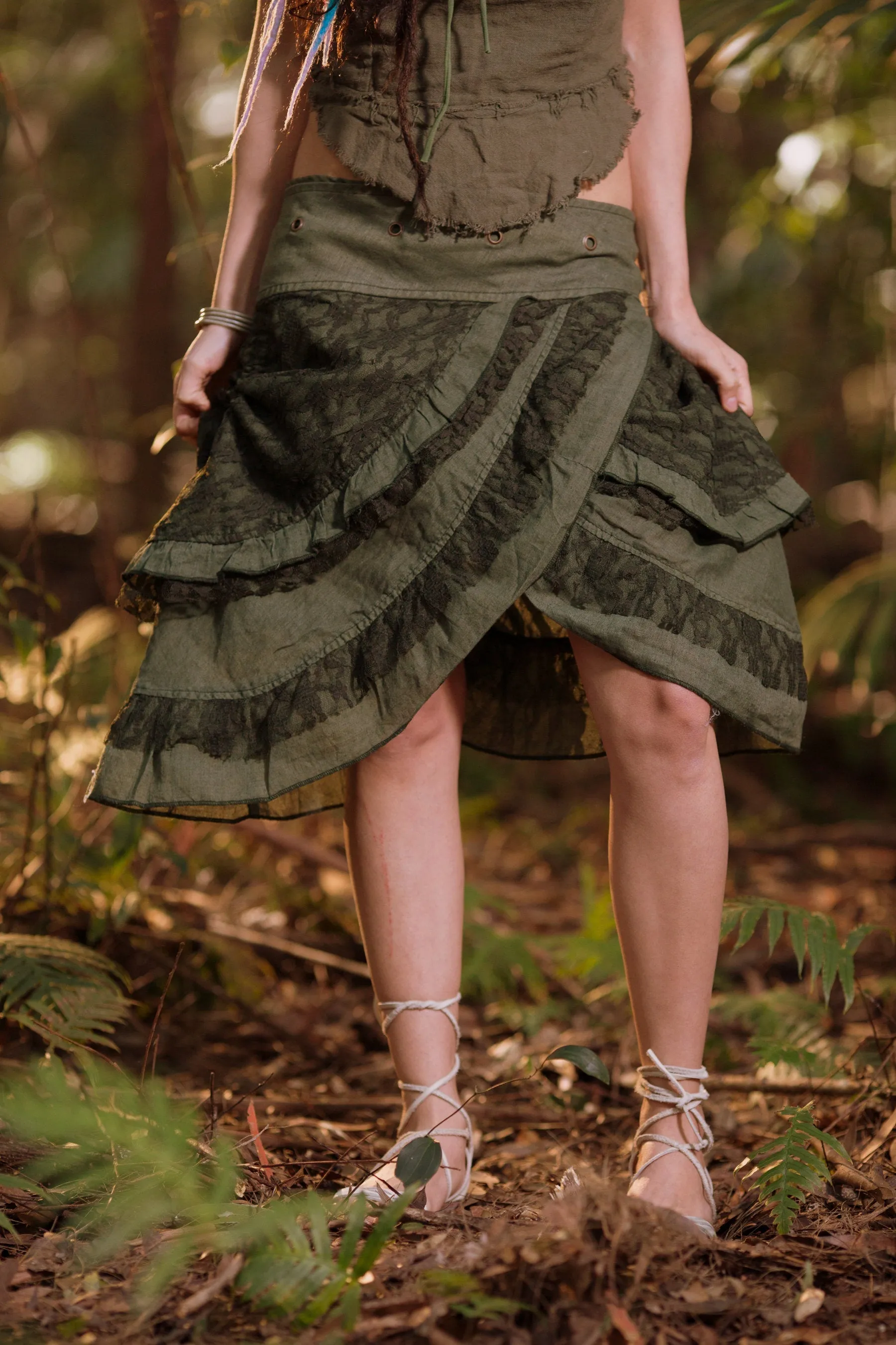 Crochet Wrap Around Skirt - Petite - Wholesale