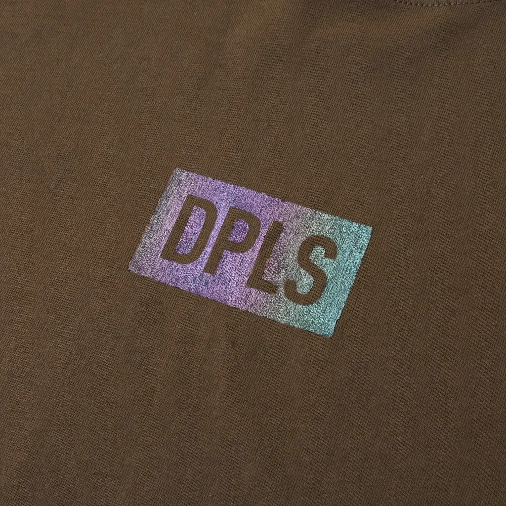 DPLS HOLOGRAM BOX LOGO CLASSIC TEE-KHAKI