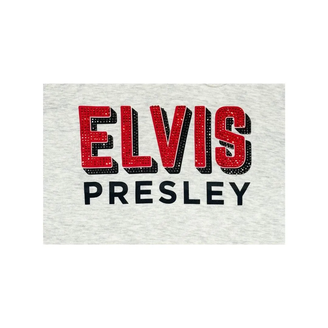 Elvis Presley Rhinestone Pullover Hoodie