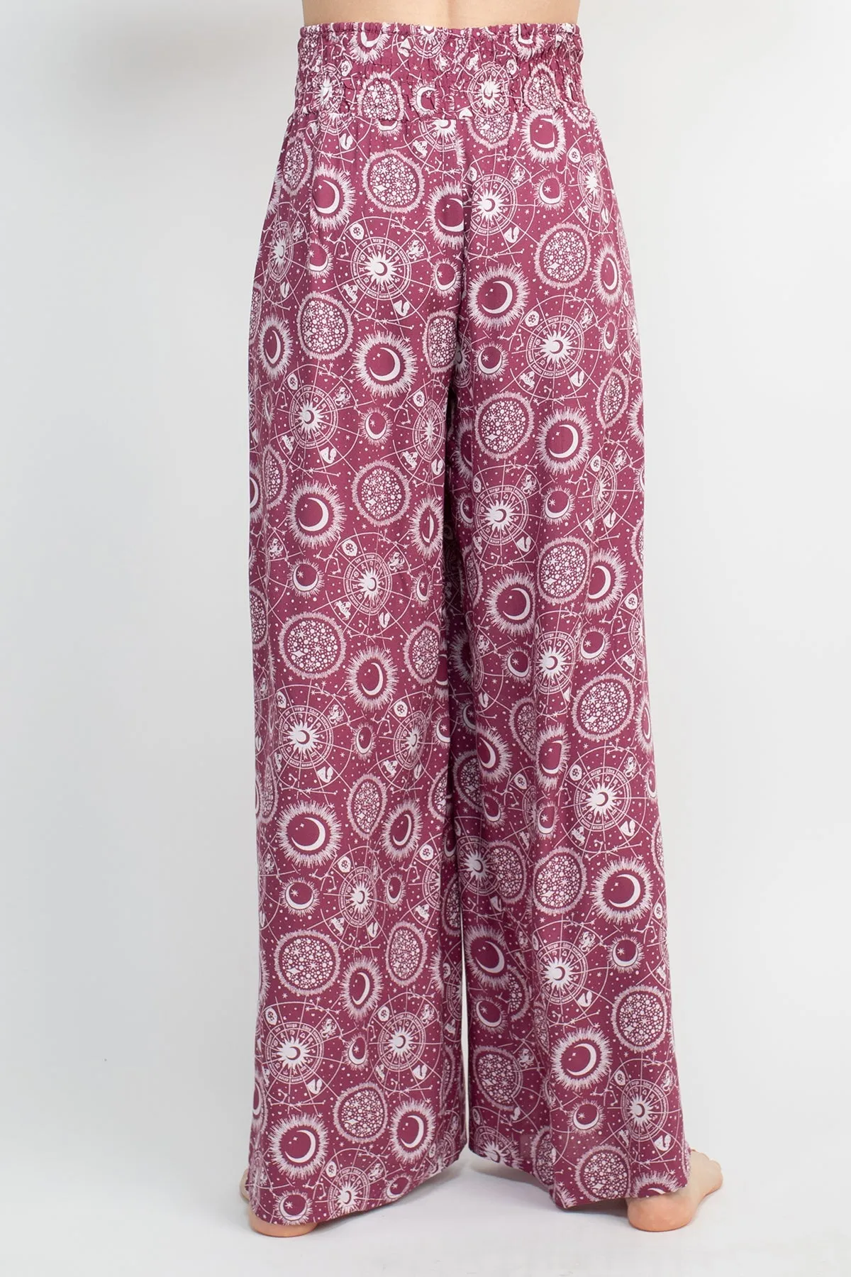 Flowy Celestial Slit Pants