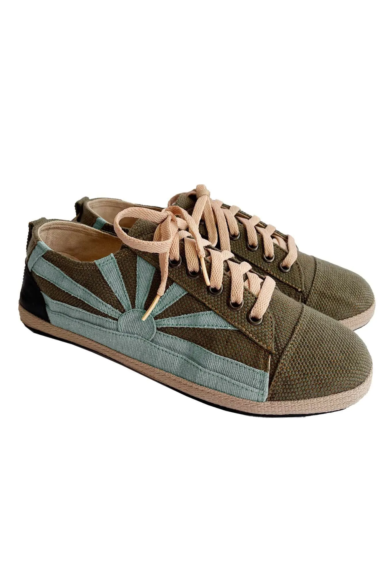 FREE TIBET Mens Shoe - Olive Green