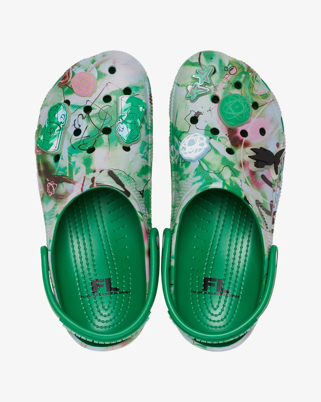 Futura Laboratories x Classic Clog 'Green Ivy'