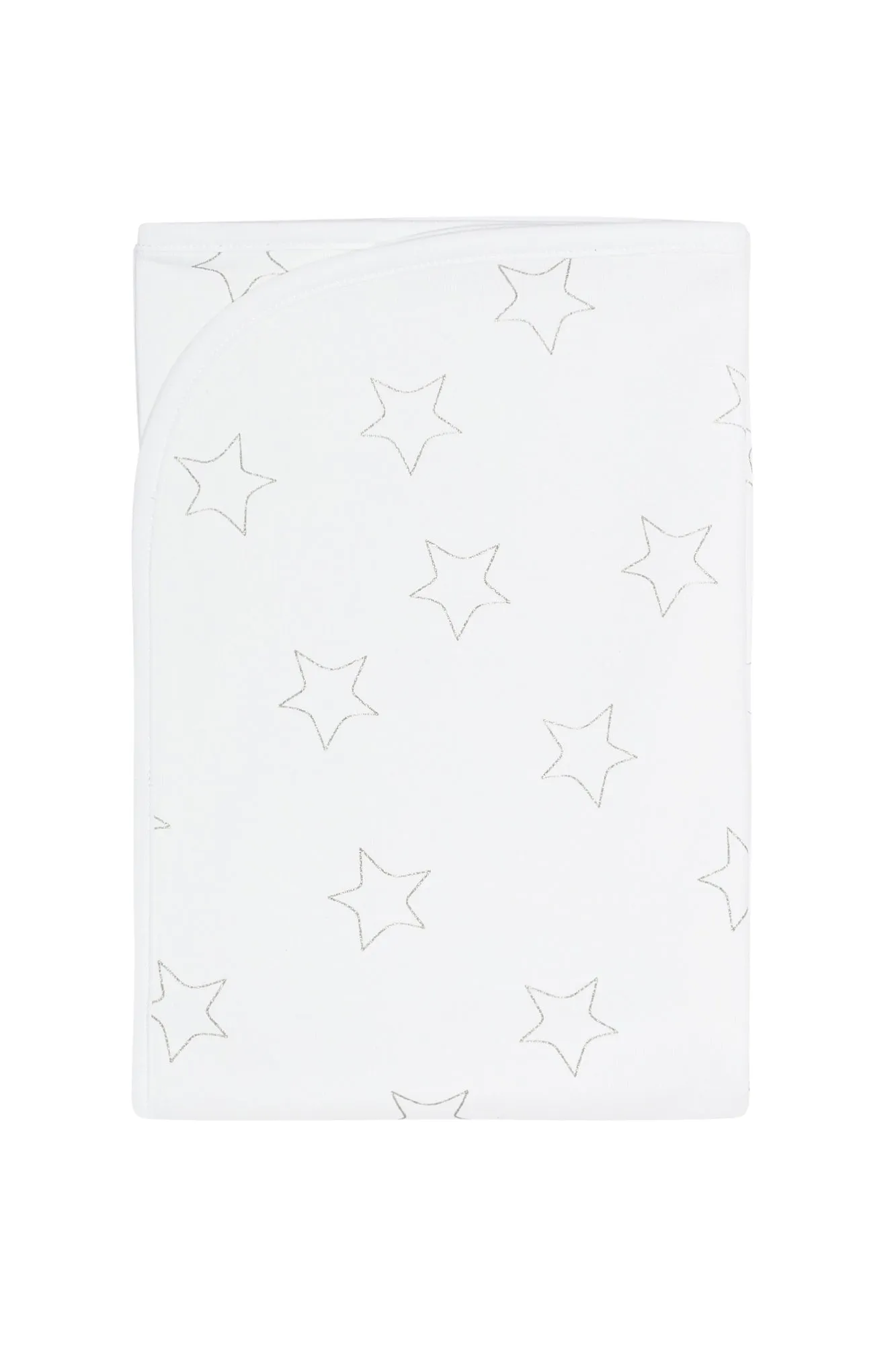 Grey Stars Print Blanket